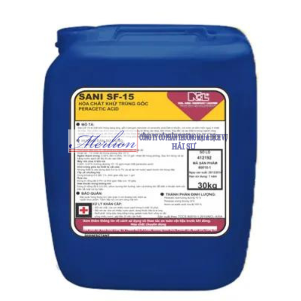 HÓA CHẤT KHỬ TRÙNG GỐC PERACETIC ACID – SANI SF 15