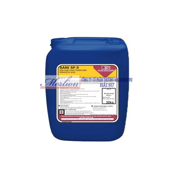 HÓA CHẤT KHỬ TRÙNG GỐC PERACETIC ACID – SANI SF 5